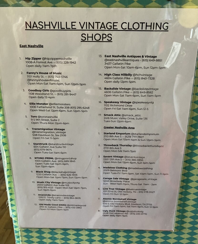 A list of 25 Nashville thrift stores